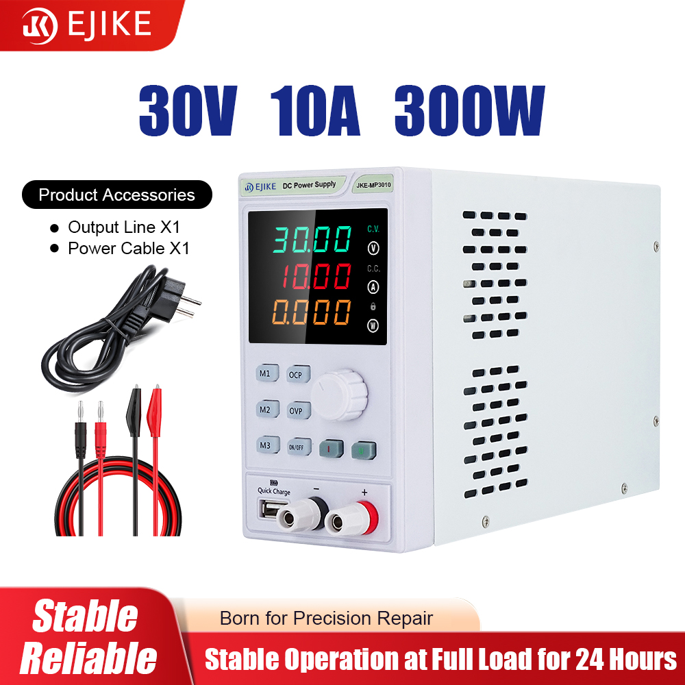 EJIKE DC Power Supply 300W Pro - Programmable Dc Power Supply 60V 10A recension och pris